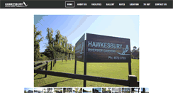 Desktop Screenshot of hawkesburycaravanpark.com.au